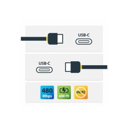 Cable usb tipo c startech 4m - macho - macho - negro