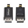 Cable displayport startech 1m - macho - macho - negro