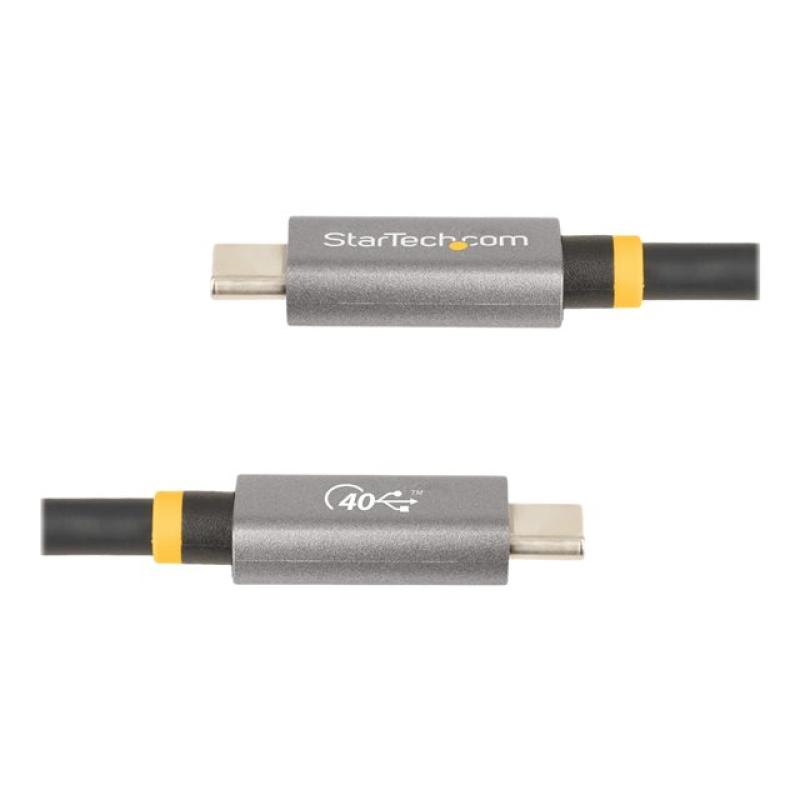 Cable usb tipo c startech 1m - macho - macho - negro