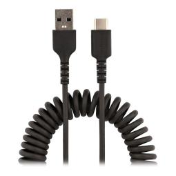Cable usb tipo a a usb tipo c startech 1m - macho - macho - negro - rizado