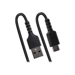 Cable usb tipo a a usb tipo c startech 1m - macho - macho - negro - rizado