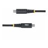 Cable usb tipo c startech 1m - macho - macho - negro