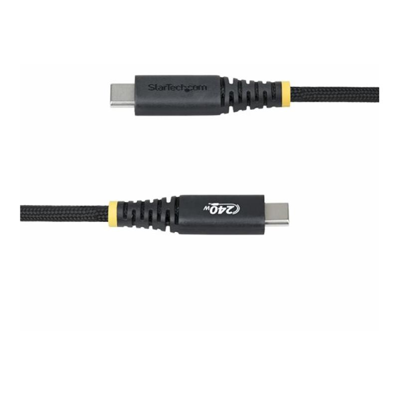 Cable usb tipo c startech 2m - macho - macho - negro