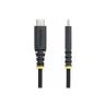 Cable usb tipo c startech 3m - macho - macho - negro