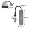 Docking station ewent ew1151 usb tipo c - usb 3.2 5 en 1