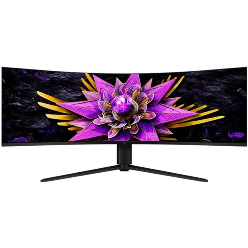 Monitor miniled gaming tcl 57 pulgadas 57r94 curvo - va - 8k - dp - hdmi - usb tipo c 120hz - 1ms