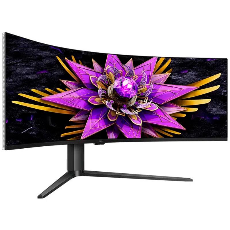 Monitor miniled gaming tcl 57 pulgadas 57r94 curvo - va - 8k - dp - hdmi - usb tipo c 120hz - 1ms