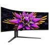Monitor miniled gaming tcl 57 pulgadas 57r94 curvo - va - 8k - dp - hdmi - usb tipo c 120hz - 1ms