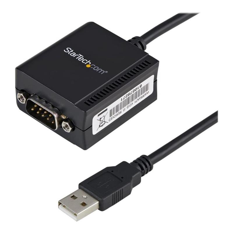 Cable usb tipo a a db9 startech 1.8m - macho - macho - negro