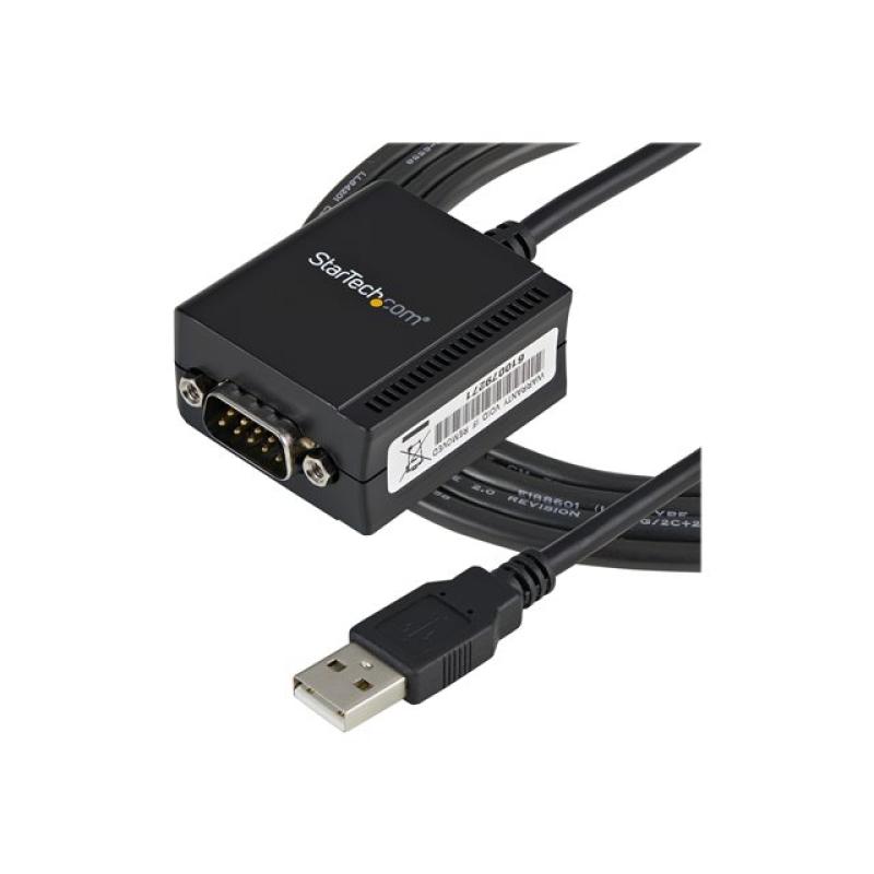 Cable usb tipo a a db9 startech 1.8m - macho - macho - negro