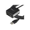 Cable usb tipo a a db9 startech 1.8m - macho - macho - negro