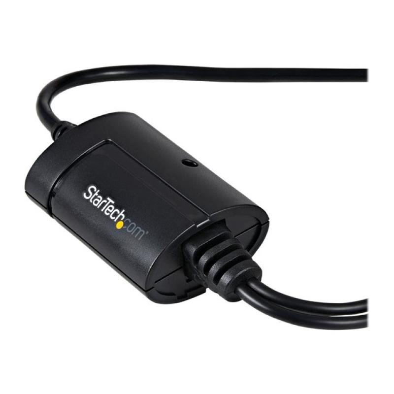 Cable 2x db9 a usb tipo a startech 1.8m - macho - macho - negro