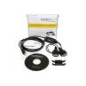 Cable 2x db9 a usb tipo a startech 1.8m - macho - macho - negro