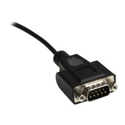 Cable 2x db9 a usb tipo a startech 1.8m - macho - macho - negro