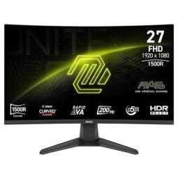 Monitor led gaming 27 pulgadas msi mag276cf e20 curvo - va - fhd - dp - hdmi - 200hz - 0.5ms - vesa 100x100