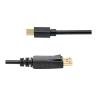 Cable displayport a mini dp 3m - macho - macho - negro