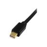 Cable displayport a mini dp 3m - macho - macho - negro