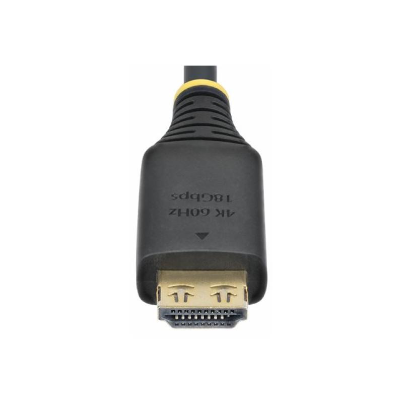 Cable hdmi 4k startech 1.8m - macho - macho - negro
