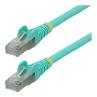 Cable de red startech latiguillo rj45 lszh s - ftp cat6a 1.5m aqua