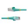 Cable de red startech latiguillo rj45 lszh s - ftp cat6a 1.5m aqua