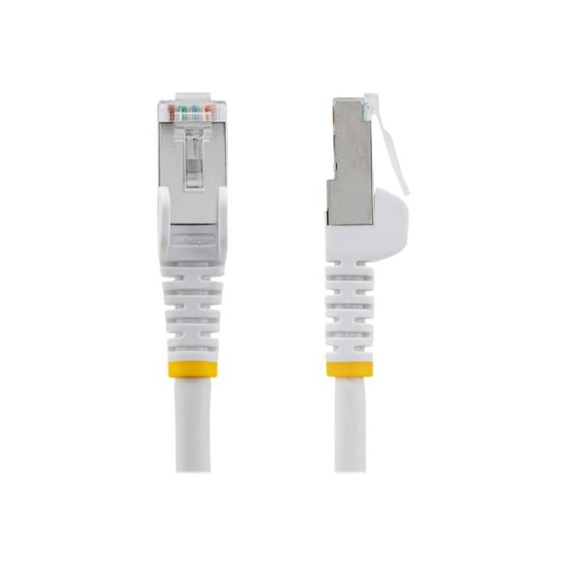 Cable de red startech latiguillo rj45 lszh s - ftp cat6a 7.5m blanco