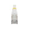 Cable de red startech latiguillo rj45 lszh s - ftp cat6a 7.5m blanco
