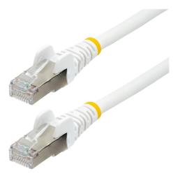Cable de red startech latiguillo rj45 lszh s - ftp cat6a 0.5m blanco