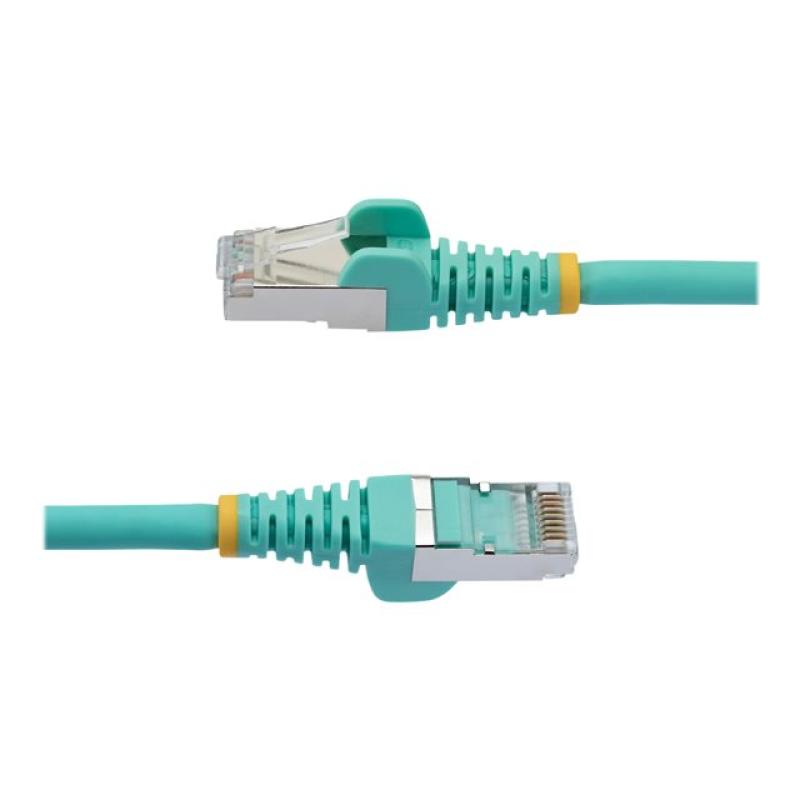 Cable de red startech latiguillo rj45 lszh s - ftp cat6a 7.5m aqua