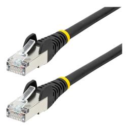 Cable de red startech latiguillo rj45 lszh s - ftp cat6a 0.5m negro