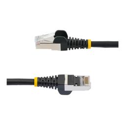 Cable de red startech latiguillo rj45 lszh s - ftp cat6a 0.5m negro