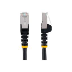 Cable de red startech latiguillo rj45 lszh s - ftp cat6a 0.5m negro