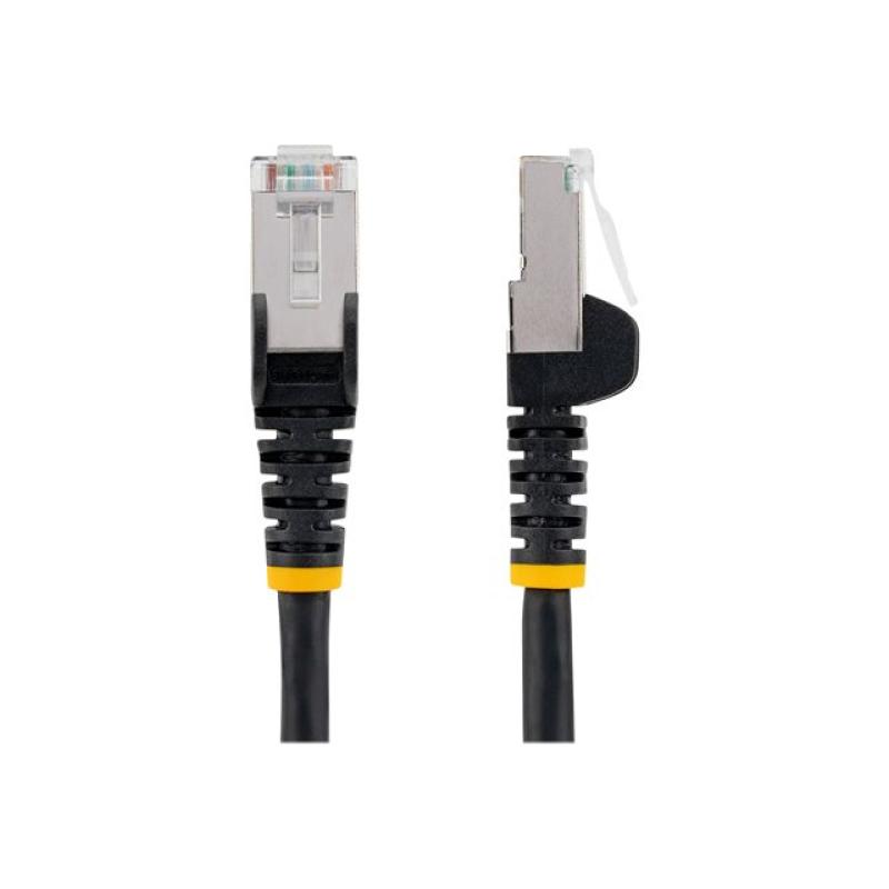 Cable de red startech latiguillo rj45 lszh s - ftp cat6a 0.5m negro
