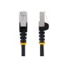 Cable de red startech latiguillo rj45 lszh s - ftp cat6a 0.5m negro