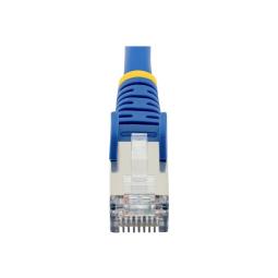 Cable de red startech latiguillo rj45 lszh s - ftp cat6a 0.5m azul