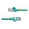 Cable de red startech latiguillo rj45 lszh s - ftp cat6a 10m aqua