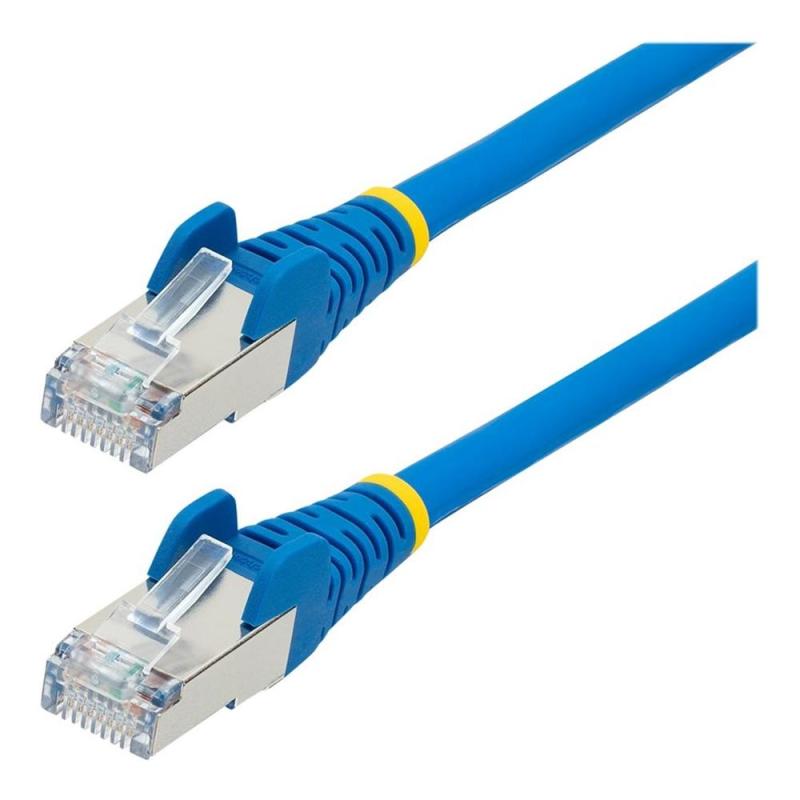 Cable de red startech latiguillo rj45 lszh s - ftp cat6a 1m azul