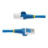 Cable de red startech latiguillo rj45 lszh s - ftp cat6a 1m azul