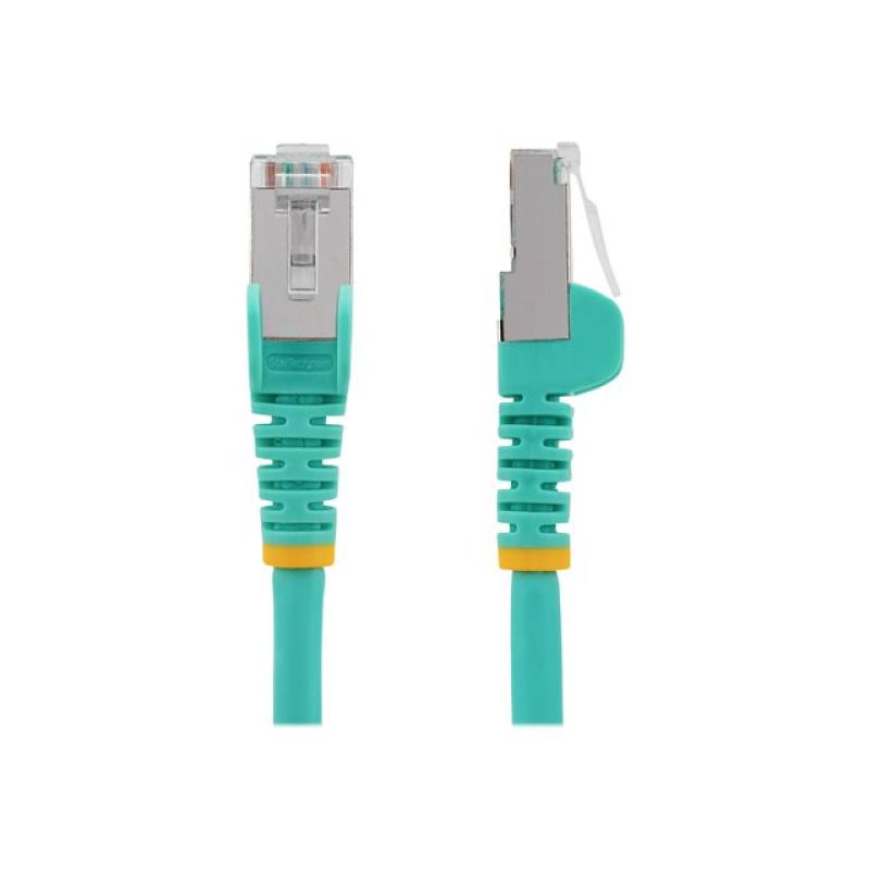 Cable de red startech latiguillo rj45 lszh s - ftp cat6a 2m aqua