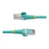 Cable de red startech latiguillo rj45 lszh s - ftp cat6a 2m aqua