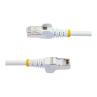 Cable de red startech latiguillo rj45 lszh s - ftp cat6a 3m blanco