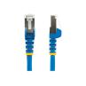 Cable de red startech latiguillo rj45 lszh s - ftp cat6a 3m azul