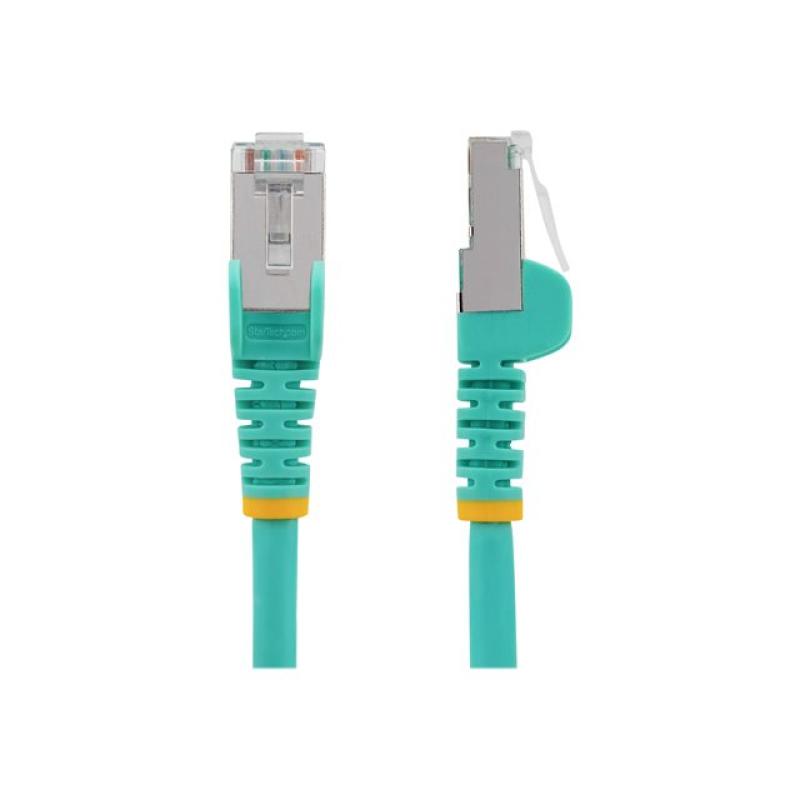 Cable de red startech latiguillo rj45 lszh s - ftp cat6a 5m aqua