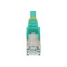 Cable de red startech latiguillo rj45 lszh s - ftp cat6a 5m aqua
