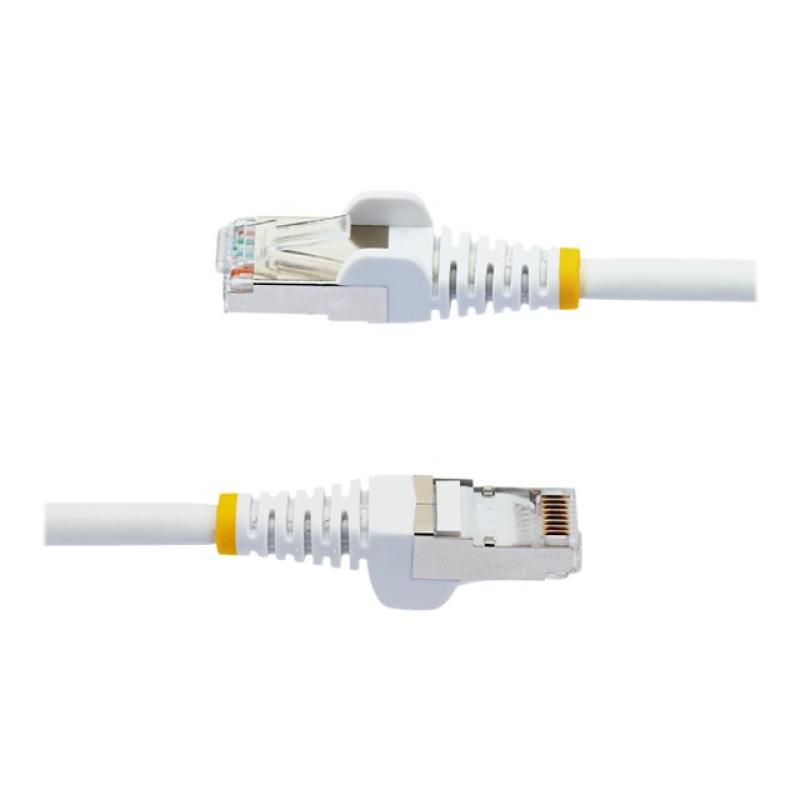 Cable de red startech latiguillo rj45 lszh s - ftp cat6a 7m blanco