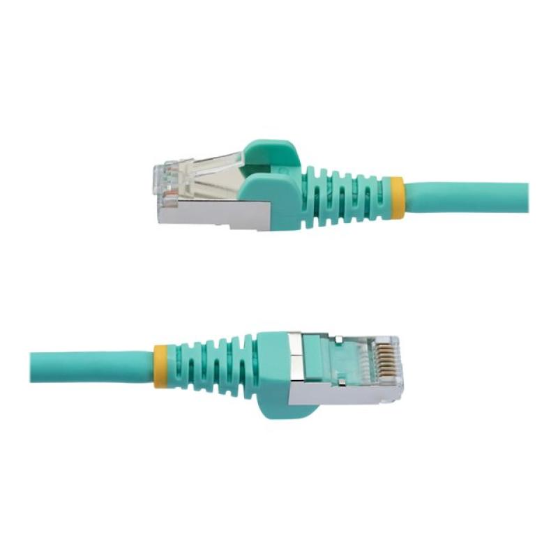 Cable de red startech latiguillo rj45 lszh s - ftp cat6a 7m aqua