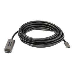 Cable usb tipo c a hdmi 4k startech 4m - macho - macho - negro
