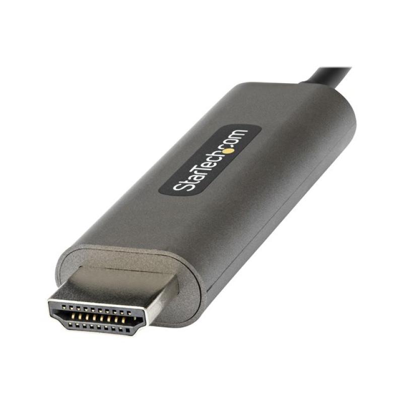 Cable usb tipo c a hdmi 4k startech 3m - macho - macho - negro