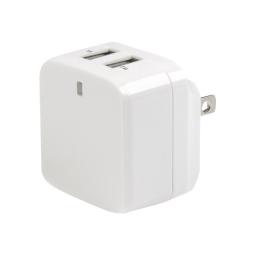 Cargador pared startech usb2pacwh 17w 2x usb tipo a blanco