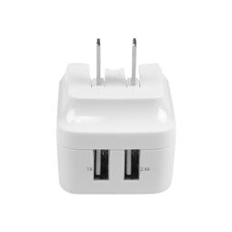 Cargador pared startech usb2pacwh 17w 2x usb tipo a blanco