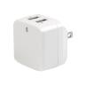 Cargador pared startech usb2pacwh 17w 2x usb tipo a blanco